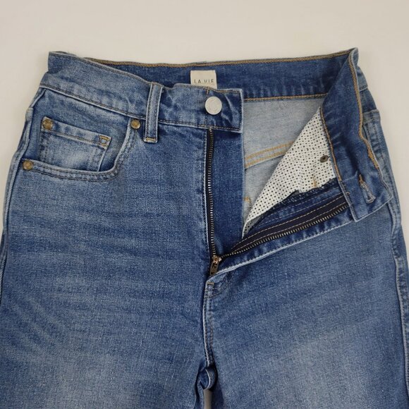 La Vie Rebecca Taylor Modern Stretch Savoie High Rise Slim Bootcut Jean - Picture 9 of 12